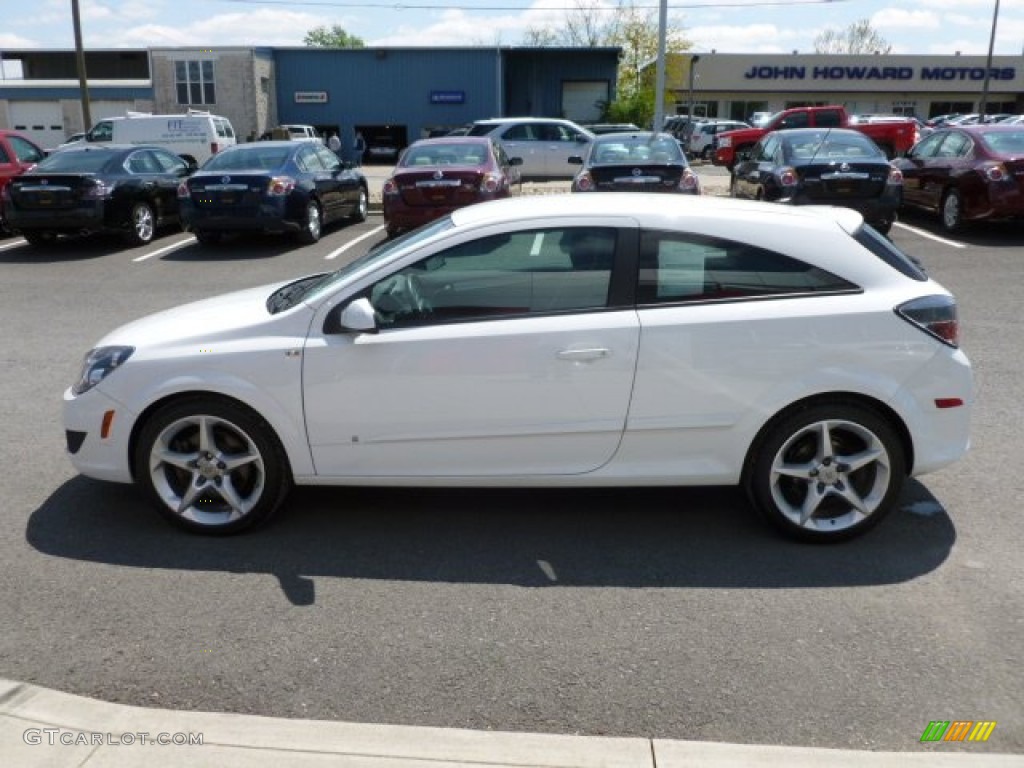 2008 Astra XR Coupe - Arctic White / Charcoal photo #8
