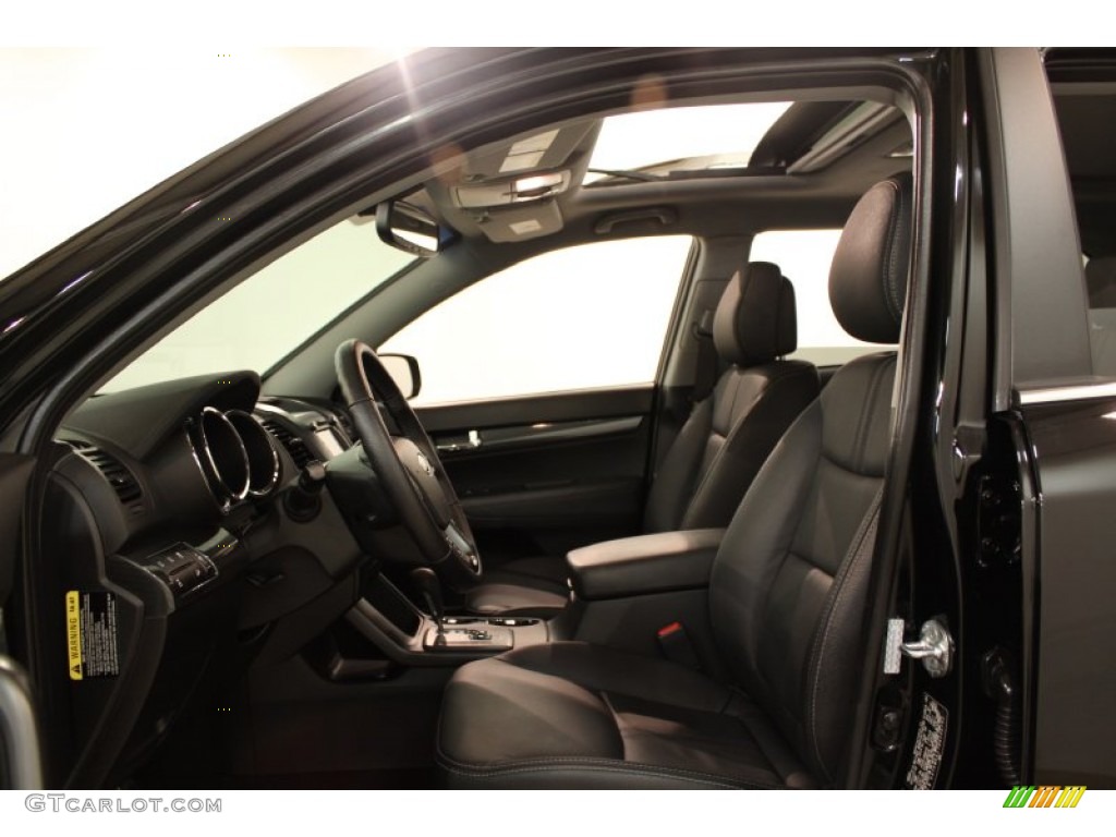 2011 Sorento SX V6 AWD - Ebony Black / Black photo #7