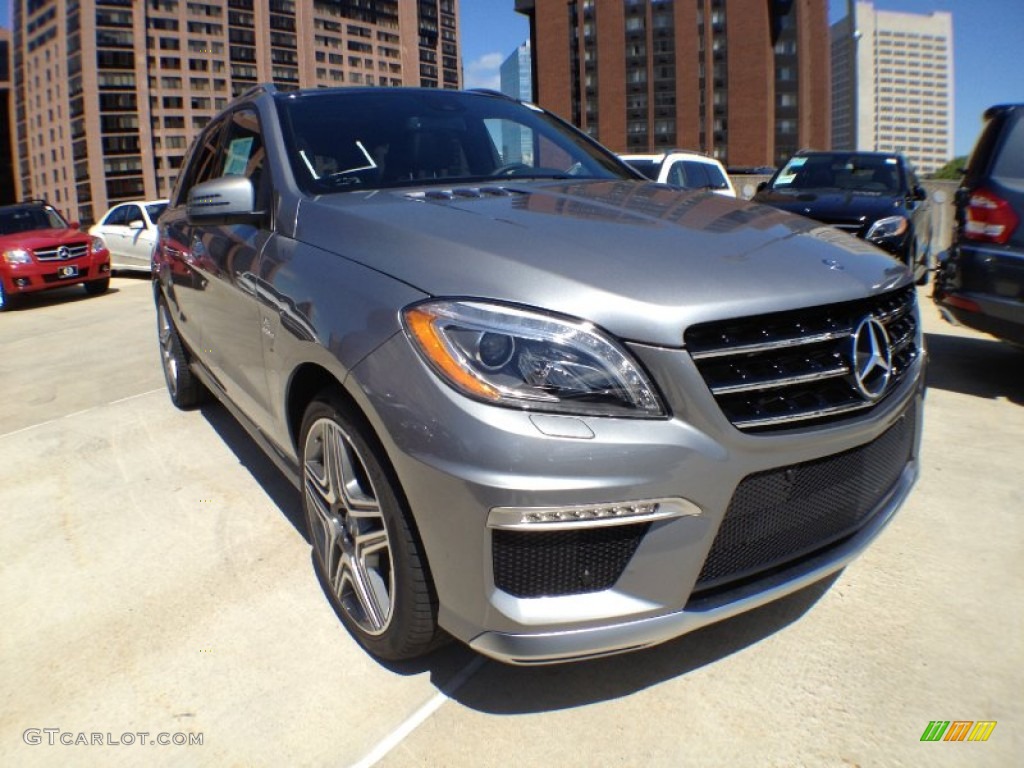 2012 ML 63 AMG 4Matic - Palladium Silver Metallic / designo Black photo #4