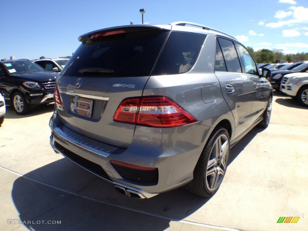 2012 ML 63 AMG 4Matic - Palladium Silver Metallic / designo Black photo #6