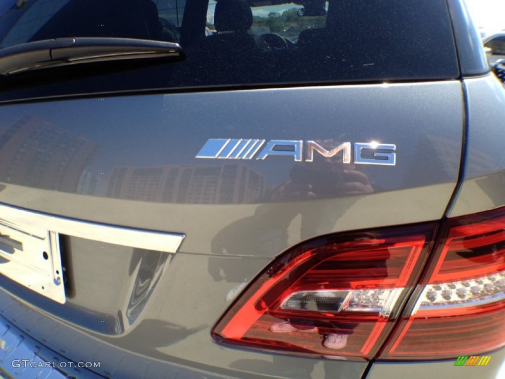 2012 ML 63 AMG 4Matic - Palladium Silver Metallic / designo Black photo #7