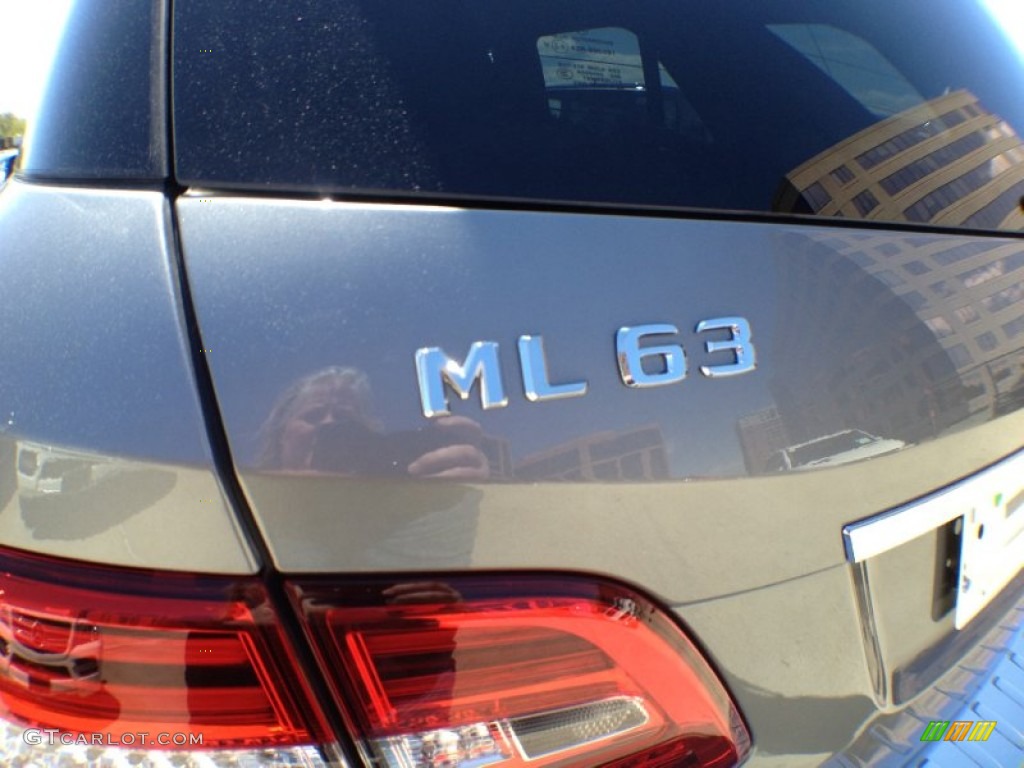 2012 ML 63 AMG 4Matic - Palladium Silver Metallic / designo Black photo #8