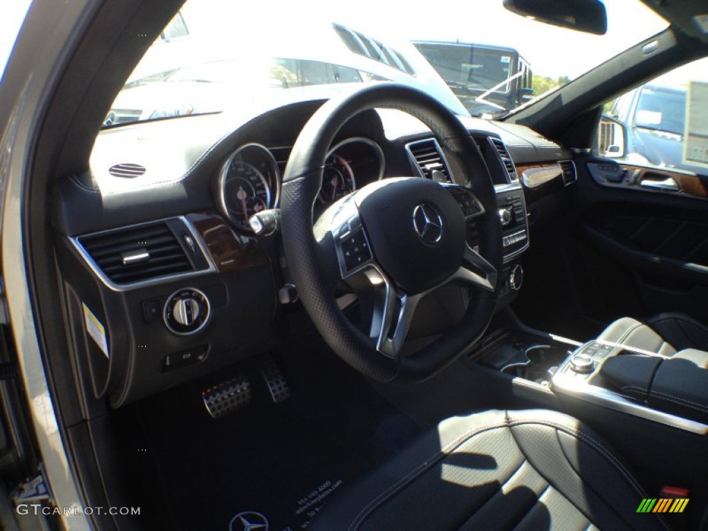 2012 ML 63 AMG 4Matic - Palladium Silver Metallic / designo Black photo #32