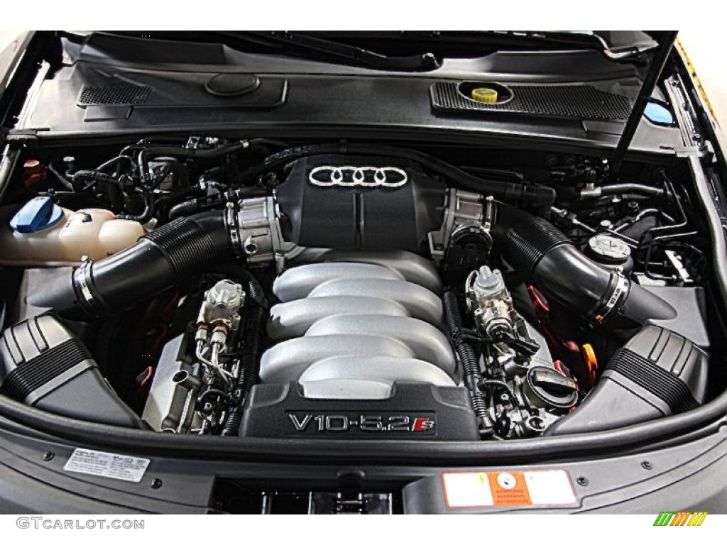 2009 Audi S6 5.2 quattro Sedan 5.2 Liter FSI DOHC 40-Valve VVT V10 Engine Photo #64479867