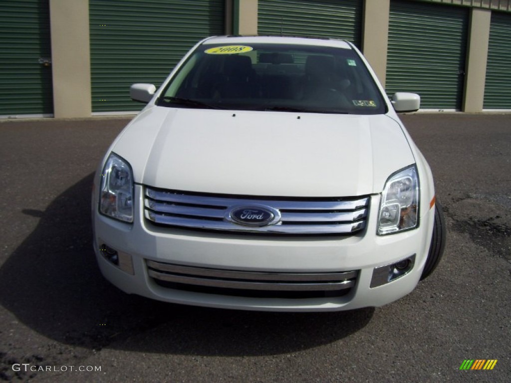 2008 Fusion SEL V6 AWD - White Suede / Charcoal Black photo #2