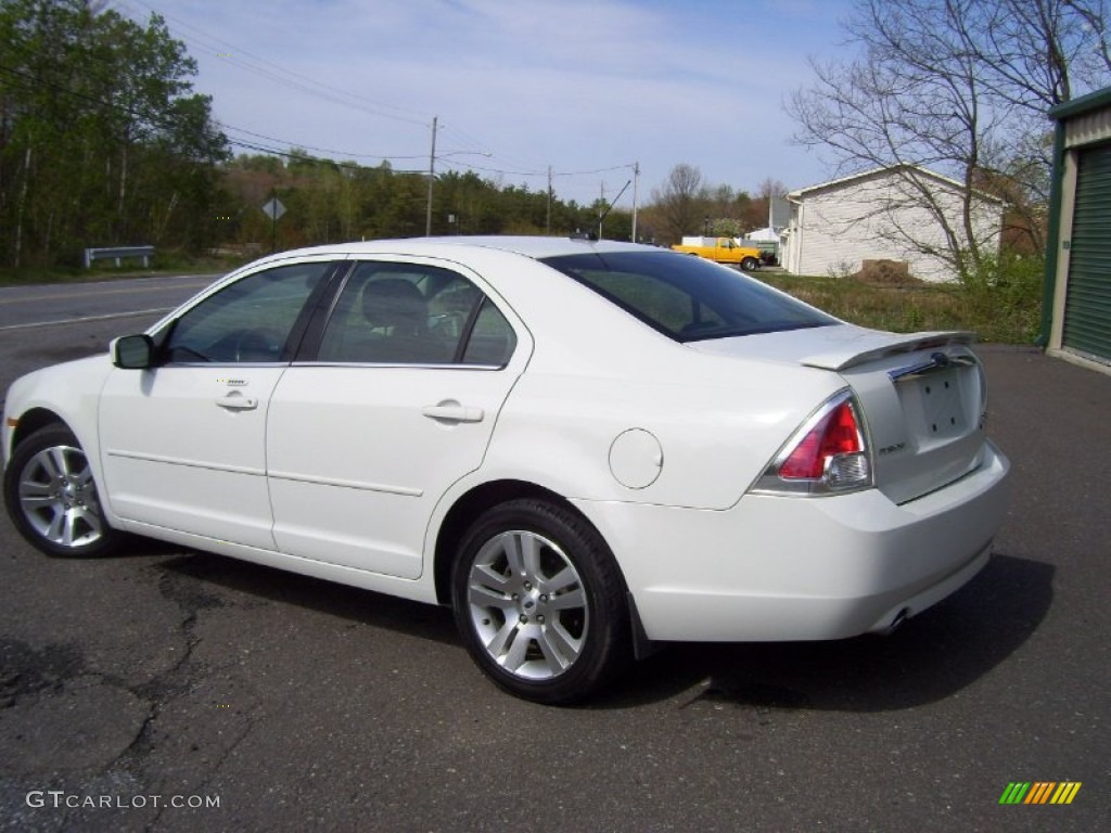 2008 Fusion SEL V6 AWD - White Suede / Charcoal Black photo #5