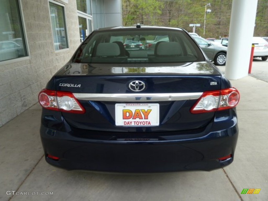 2012 Corolla LE - Nautical Blue Metallic / Dark Charcoal photo #3
