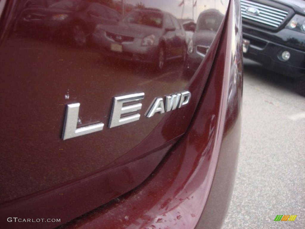 2009 Murano LE AWD - Merlot Metallic / Black photo #31