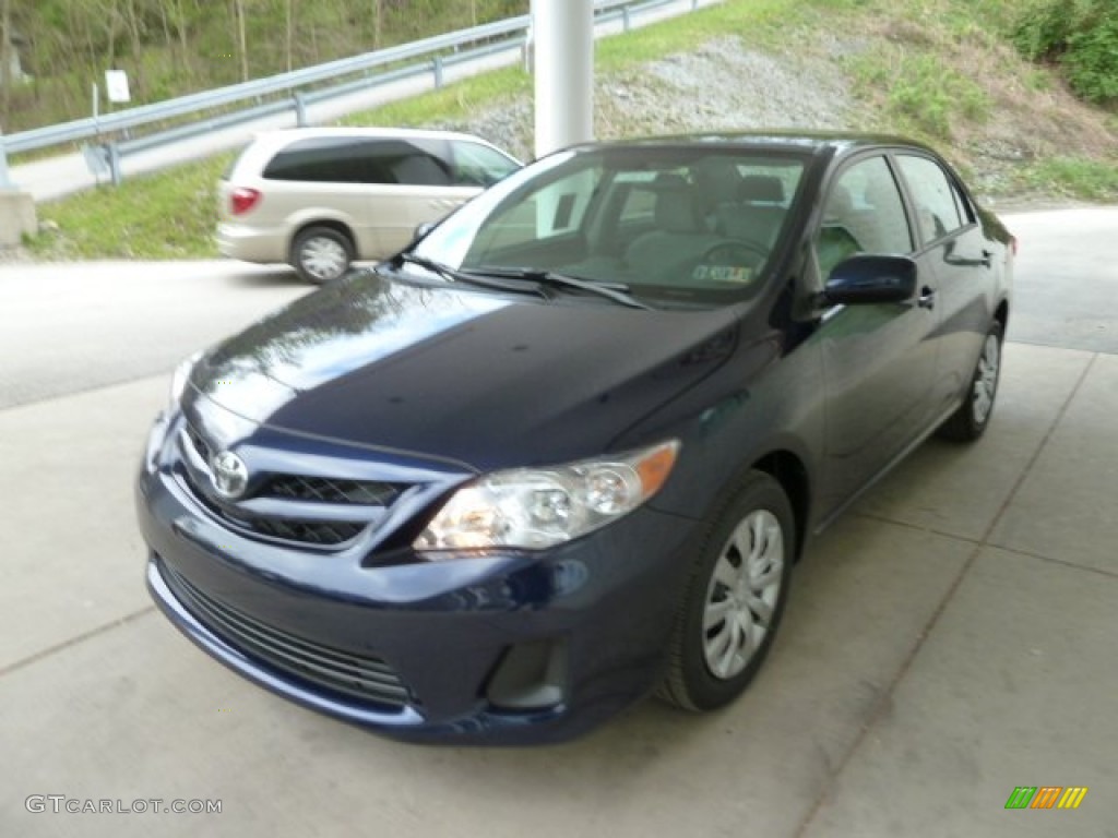 2012 Corolla LE - Nautical Blue Metallic / Dark Charcoal photo #5
