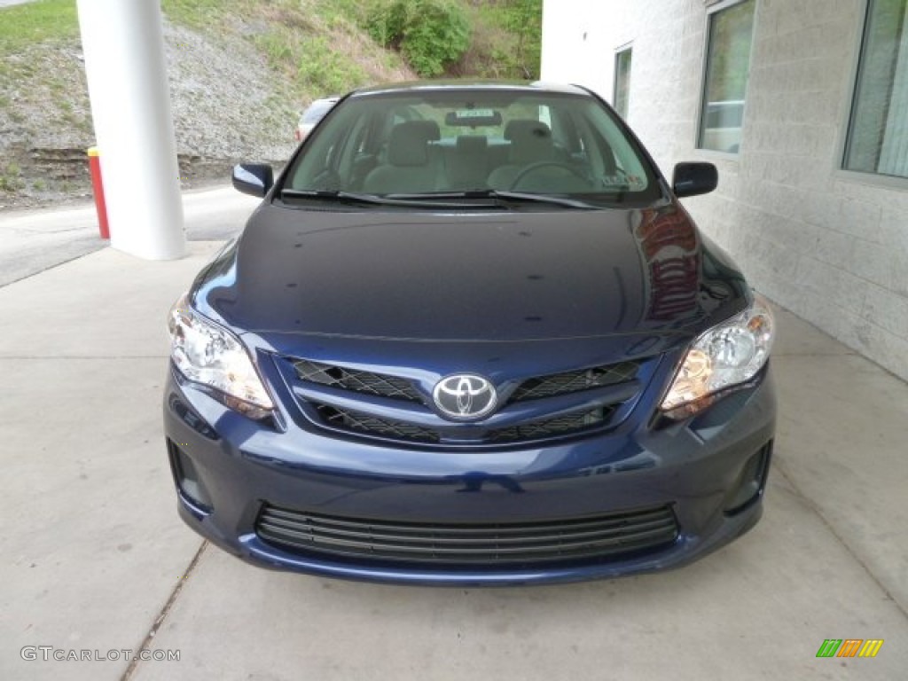2012 Corolla LE - Nautical Blue Metallic / Dark Charcoal photo #6