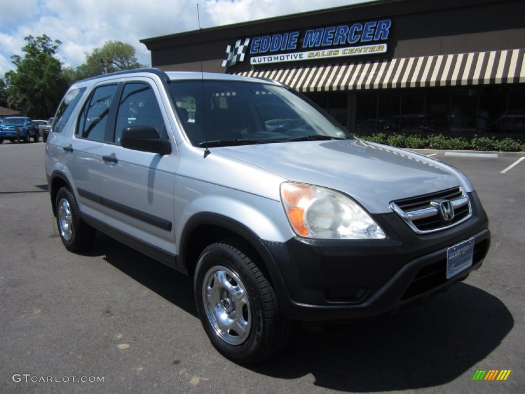 2004 CR-V LX - Satin Silver Metallic / Black photo #1