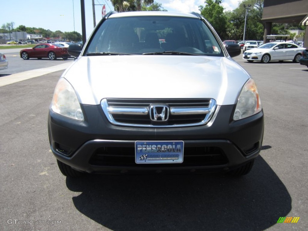 2004 CR-V LX - Satin Silver Metallic / Black photo #2