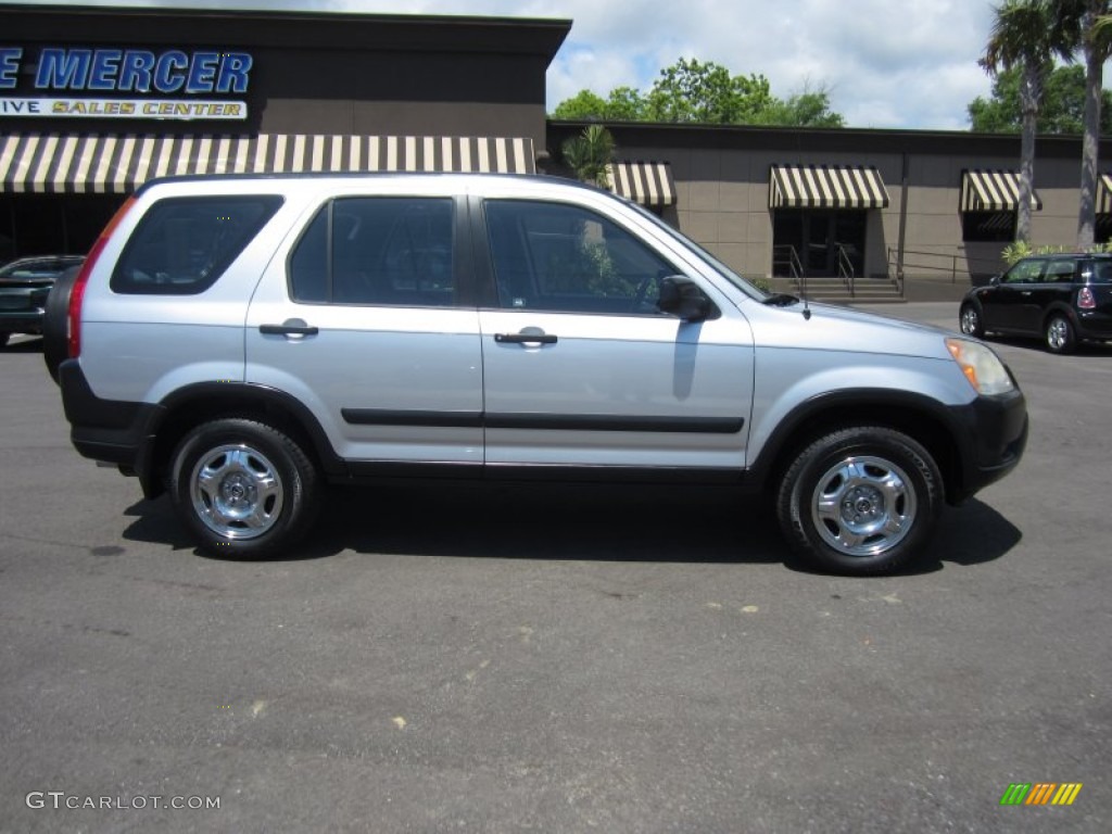 2004 CR-V LX - Satin Silver Metallic / Black photo #5