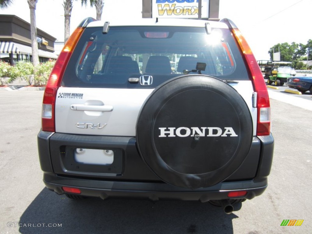 2004 CR-V LX - Satin Silver Metallic / Black photo #8