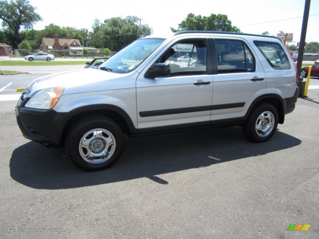 2004 CR-V LX - Satin Silver Metallic / Black photo #12