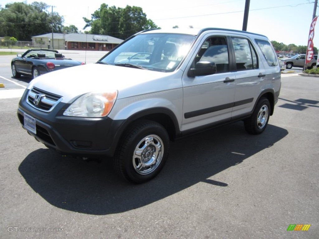 2004 CR-V LX - Satin Silver Metallic / Black photo #13
