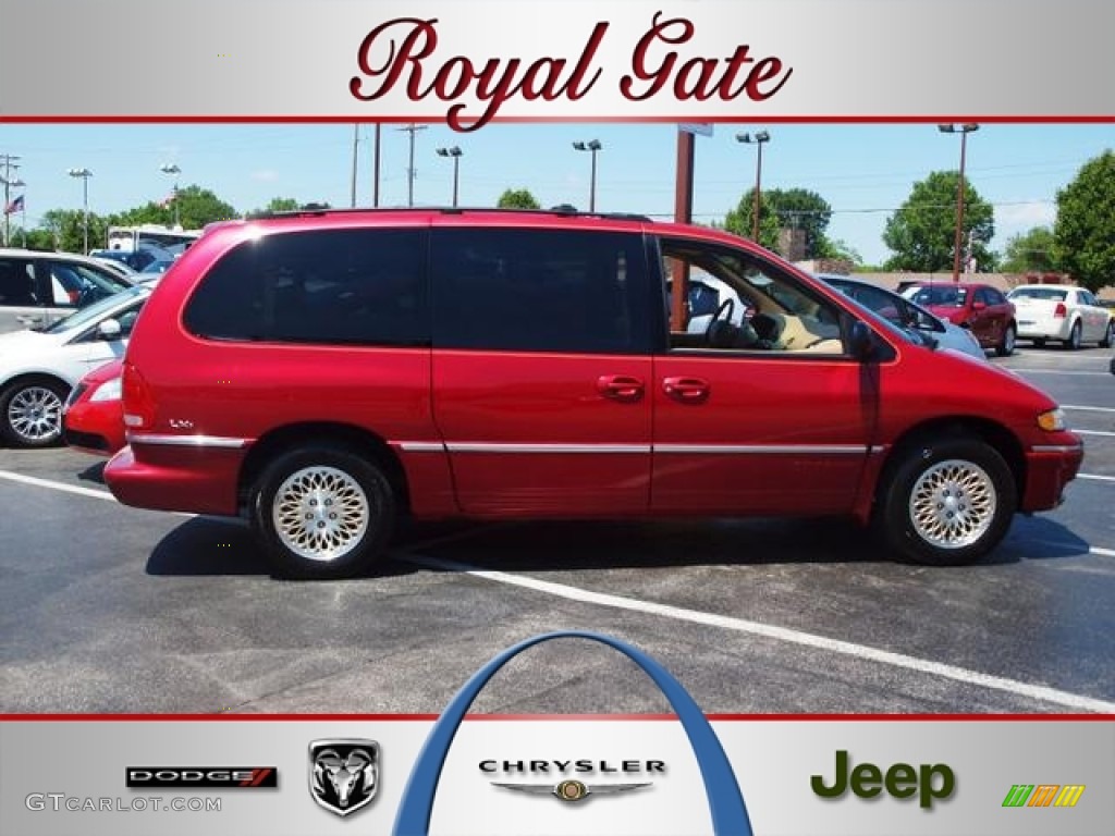 Candy Apple Red Metallic Chrysler Town & Country