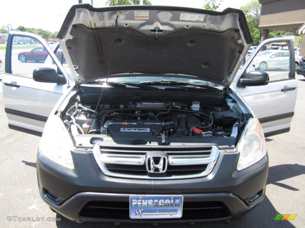 2004 CR-V LX - Satin Silver Metallic / Black photo #18