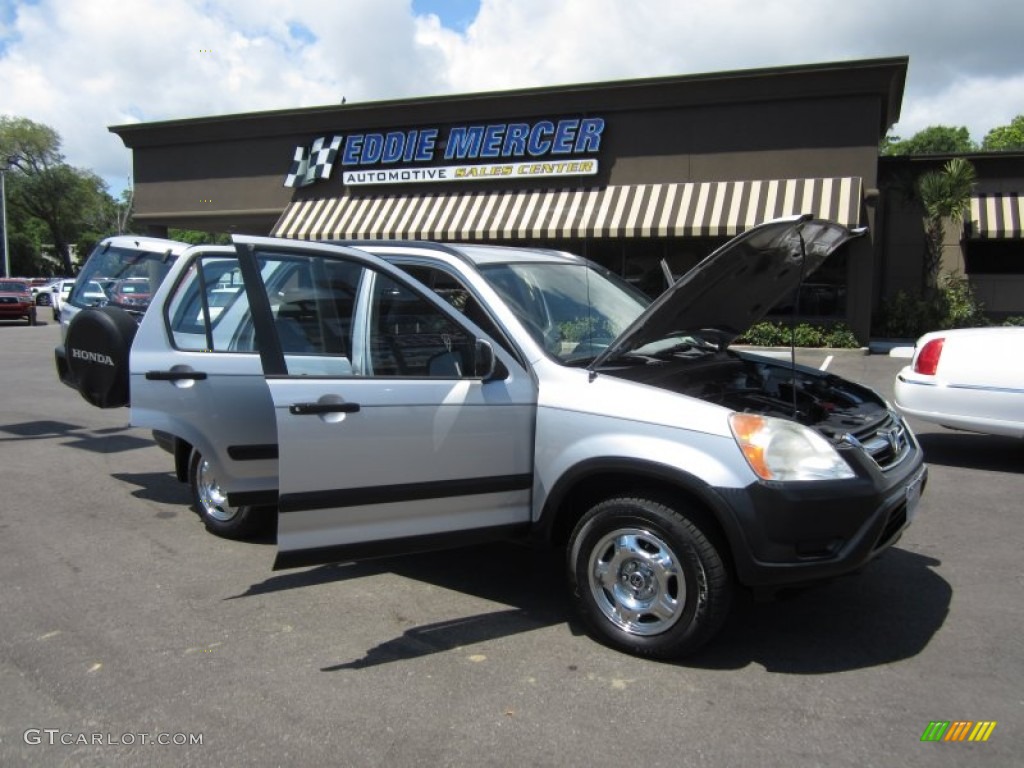2004 CR-V LX - Satin Silver Metallic / Black photo #19