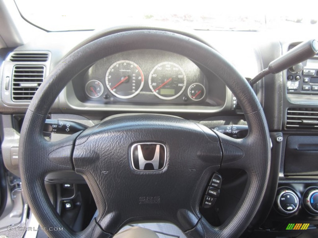 2004 CR-V LX - Satin Silver Metallic / Black photo #39