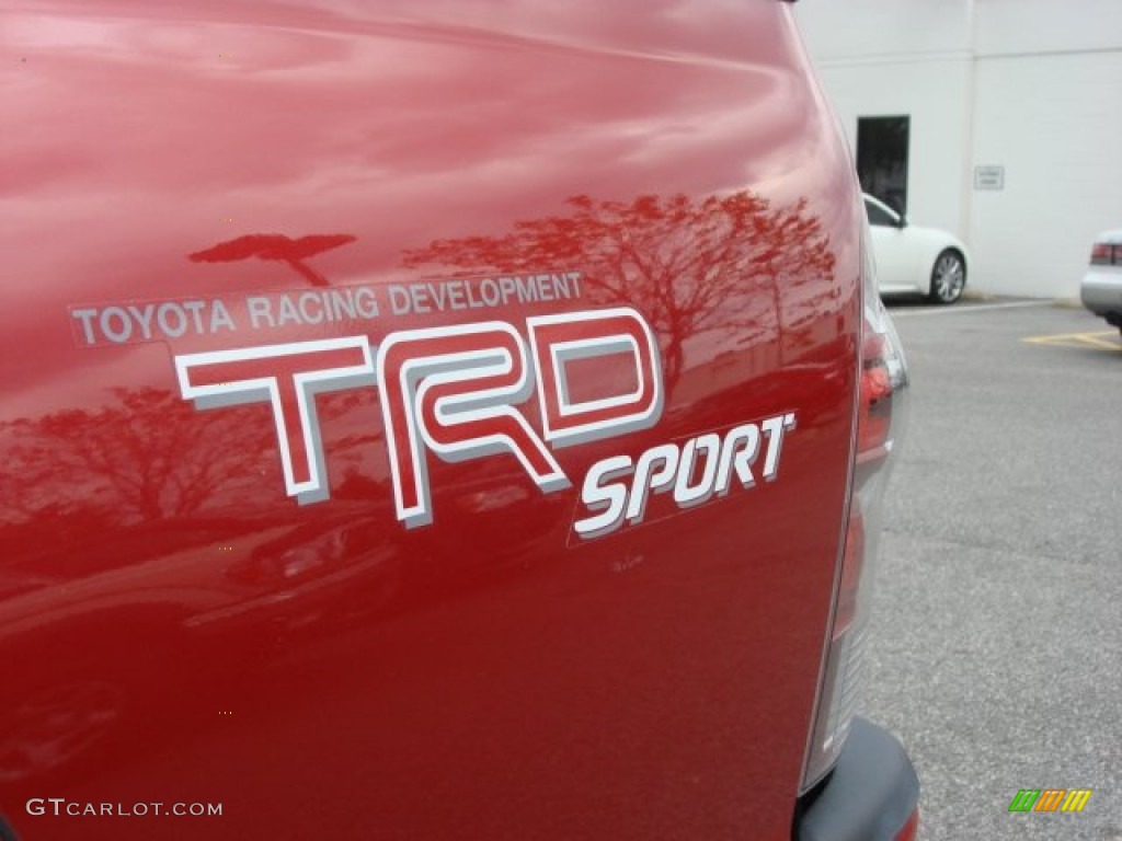 2009 Tacoma V6 TRD Sport Double Cab 4x4 - Barcelona Red Metallic / Graphite Gray photo #16