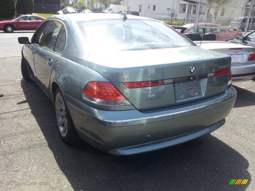 2004 7 Series 745Li Sedan - Slate Green Metallic / Basalt Grey/Stone Green photo #4