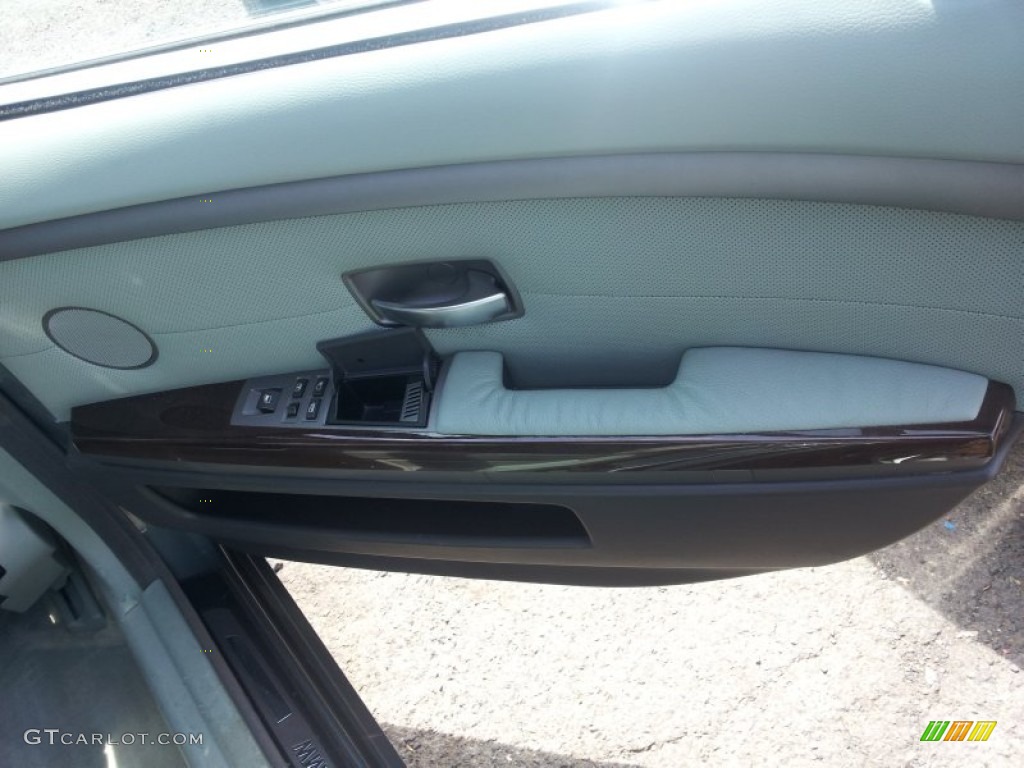 2004 7 Series 745Li Sedan - Slate Green Metallic / Basalt Grey/Stone Green photo #13