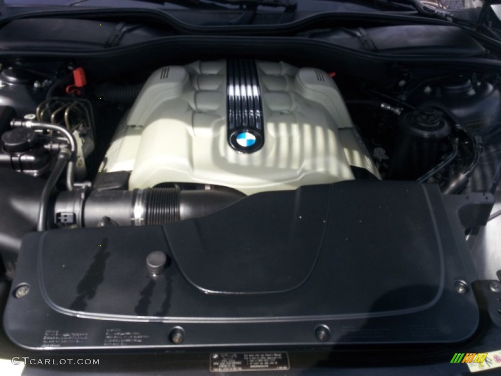 2005 7 Series 745i Sedan - Jet Black / Black/Black photo #20
