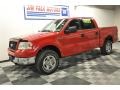 2004 Bright Red Ford F150 XLT SuperCrew 4x4  photo #12