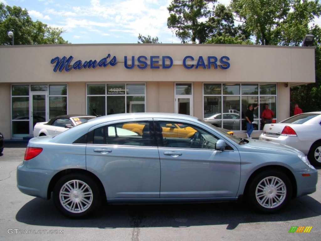 2009 Sebring Touring Sedan - Clearwater Blue Pearl / Dark Slate Gray photo #1