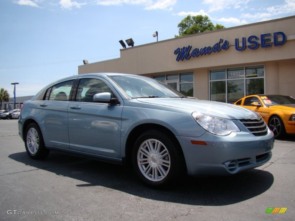 2009 Sebring Touring Sedan - Clearwater Blue Pearl / Dark Slate Gray photo #2