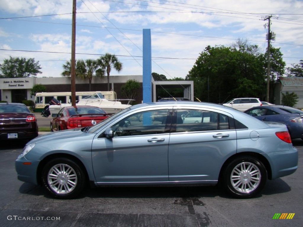 2009 Sebring Touring Sedan - Clearwater Blue Pearl / Dark Slate Gray photo #5