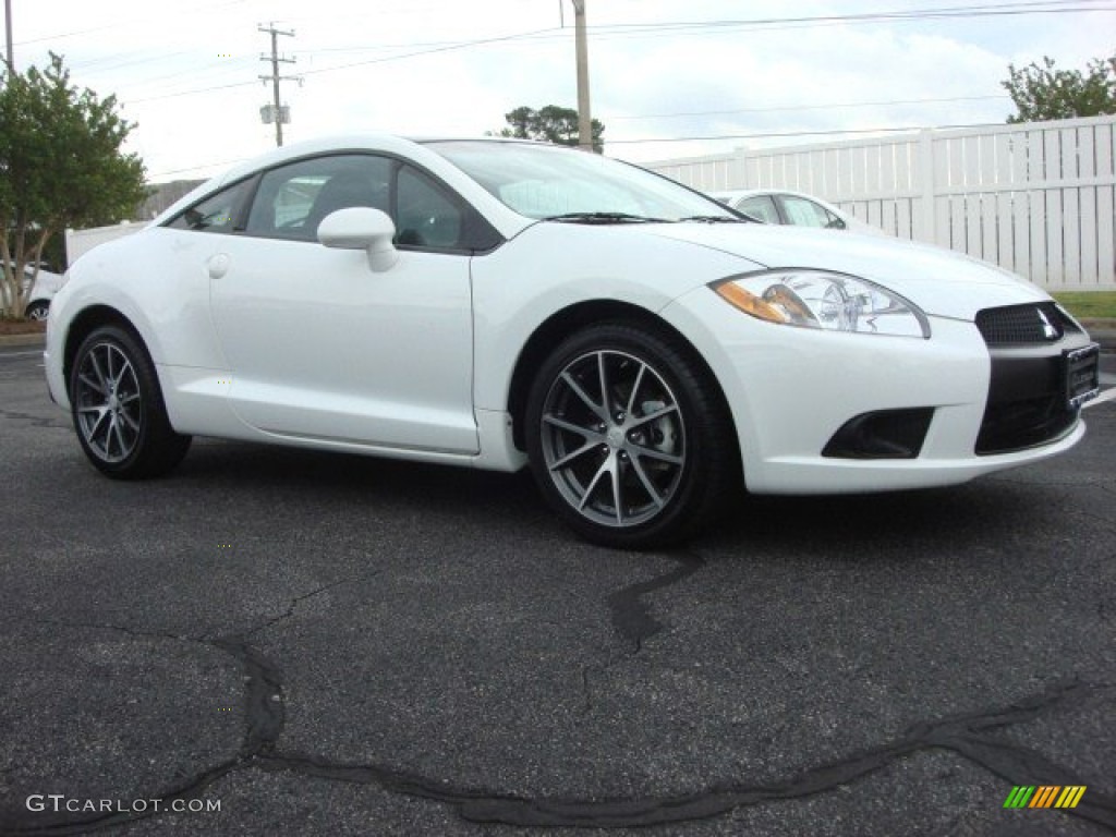 2012 Eclipse GS Coupe - Northstar White / Dark Charcoal photo #2