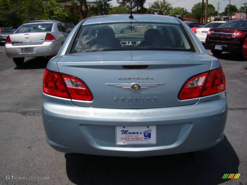 2009 Sebring Touring Sedan - Clearwater Blue Pearl / Dark Slate Gray photo #7