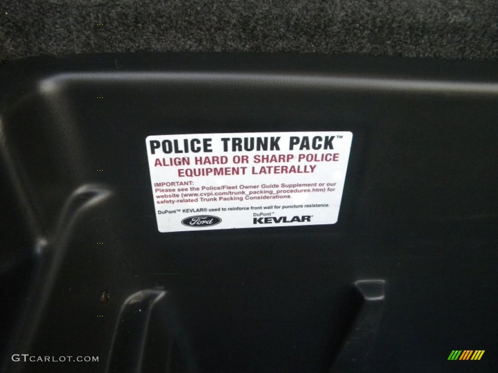 2007 Ford Crown Victoria Police Interceptor Info Tag Photos