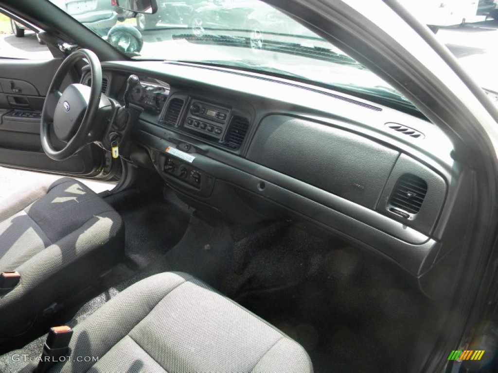 2007 Ford Crown Victoria Police Interceptor Charcoal Black Dashboard Photo #64487819