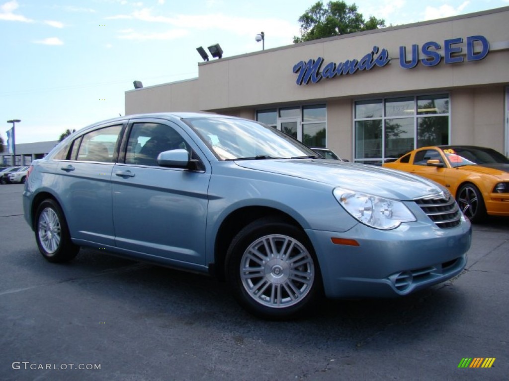 2009 Sebring Touring Sedan - Clearwater Blue Pearl / Dark Slate Gray photo #25