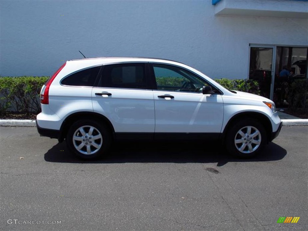 2008 CR-V EX - Taffeta White / Gray photo #2