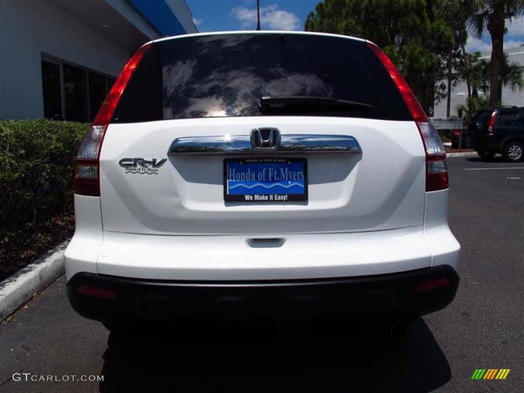 2008 CR-V EX - Taffeta White / Gray photo #4