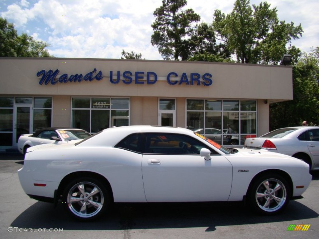 2010 Challenger R/T - Stone White / Dark Slate Gray photo #1