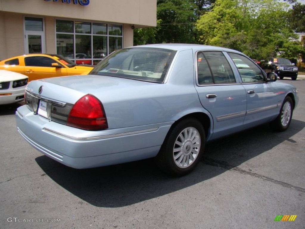 2011 Grand Marquis LS Ultimate Edition - Light Ice Blue Metallic / Light Camel photo #8