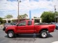 2008 Impulse Red Pearl Toyota Tacoma PreRunner Access Cab  photo #5