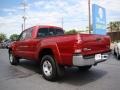 2008 Impulse Red Pearl Toyota Tacoma PreRunner Access Cab  photo #7