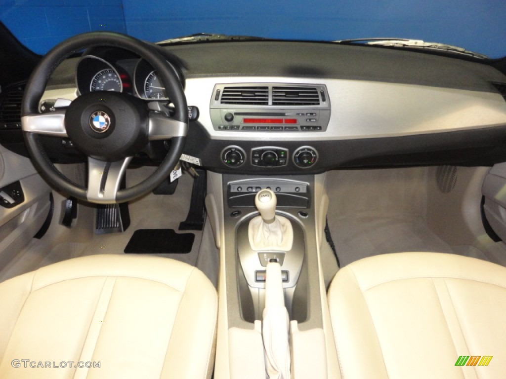 2003 Z4 3.0i Roadster - Sterling Grey Metallic / Beige photo #15
