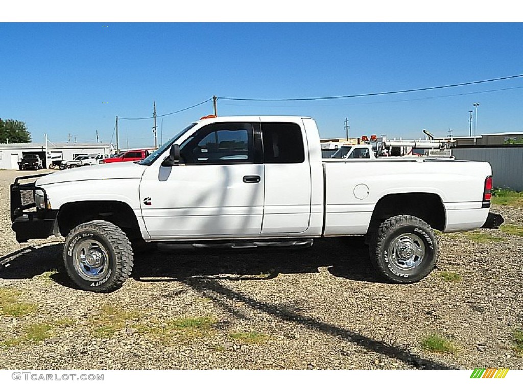 Bright White 1999 Dodge Ram 2500 ST Extended Cab 4x4 Exterior Photo #64491449