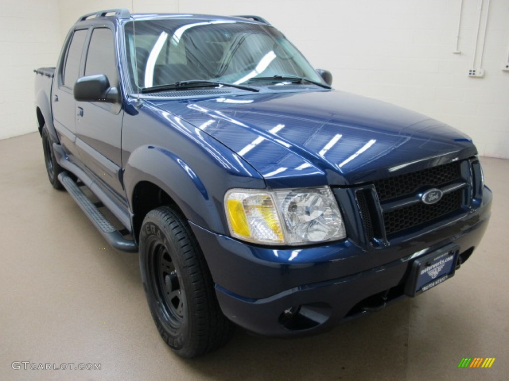 Dark Blue Pearl Metallic Ford Explorer Sport Trac