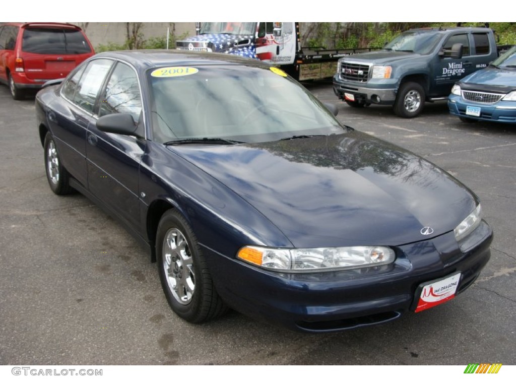 2001 Intrigue GLS - Midnight Blue / Dark Gray photo #3