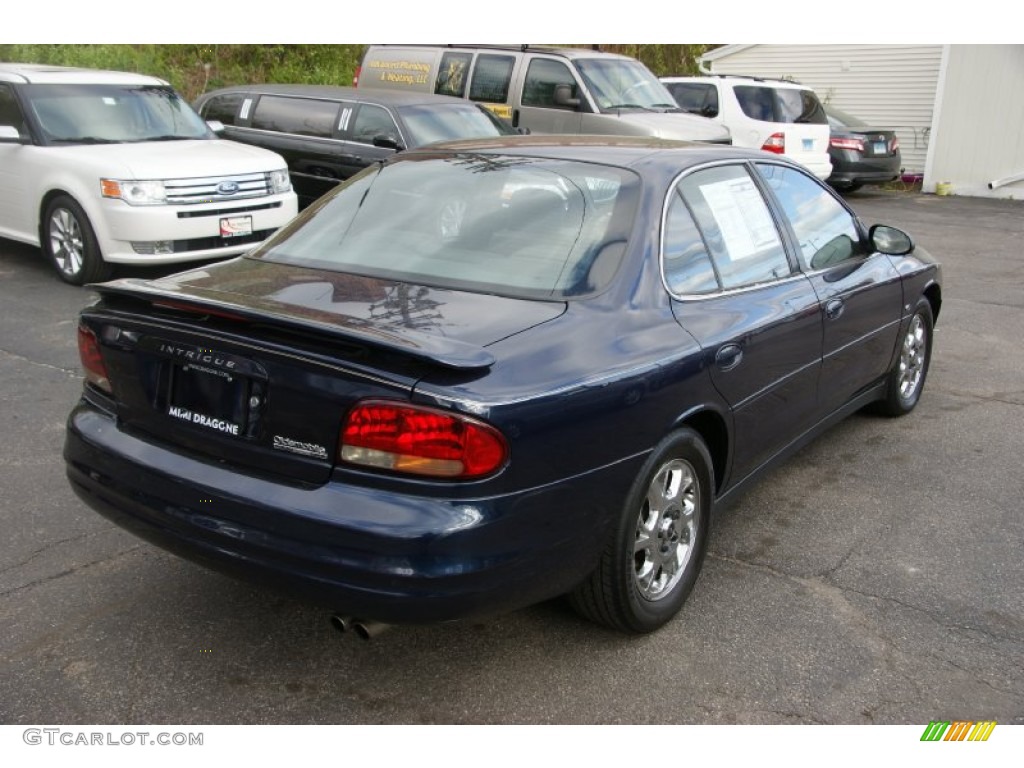 2001 Intrigue GLS - Midnight Blue / Dark Gray photo #4