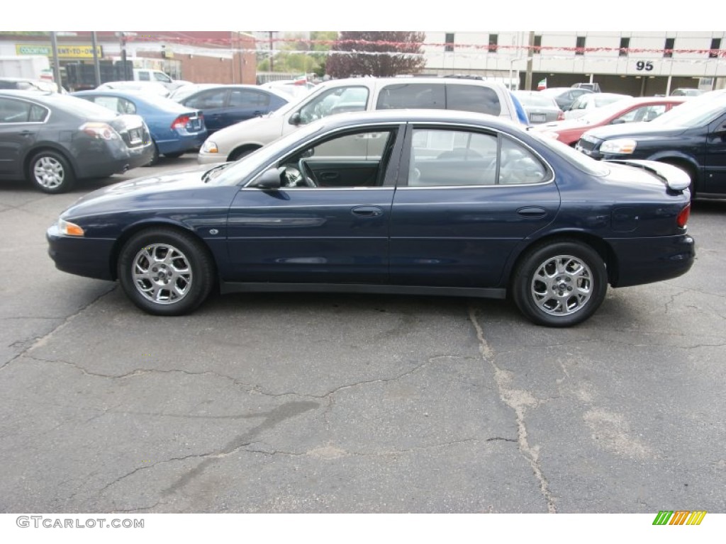 2001 Intrigue GLS - Midnight Blue / Dark Gray photo #7