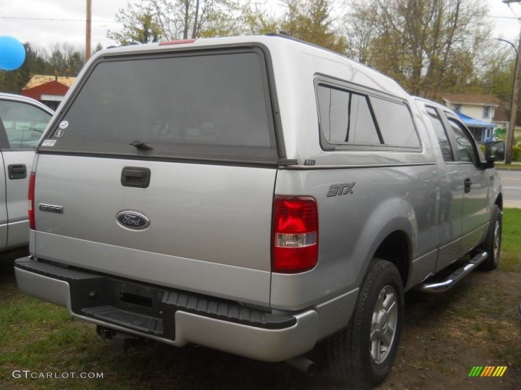 2005 F150 XLT SuperCab - Silver Metallic / Medium Flint Grey photo #2